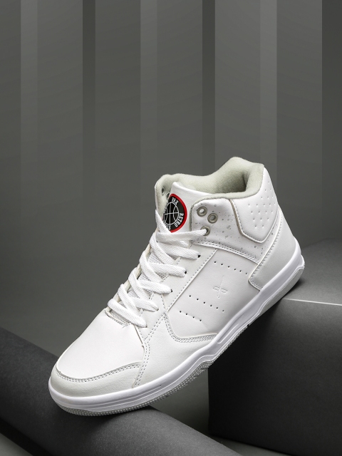 HRX by Hrithik Roshan Men Active White Solid Mid-Top Retro Basket Ball Sneakers
HRX by Hrithik Roshan Men Active White Solid Mid-Top Retro Basket Ball Sneakers