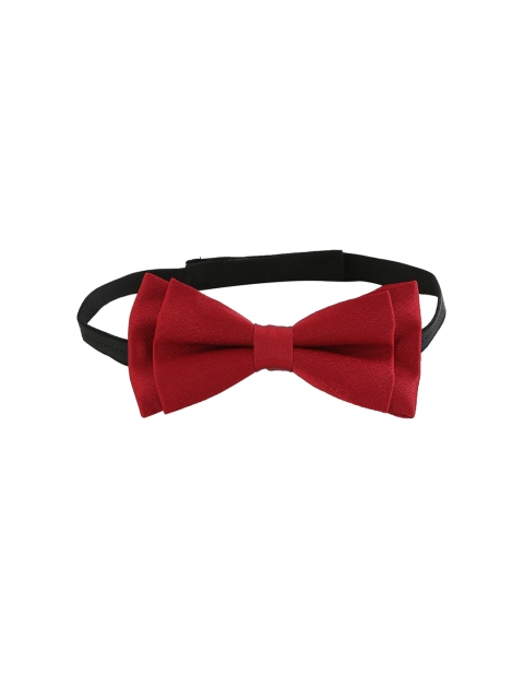ZIDO Red Solid Bow Tie