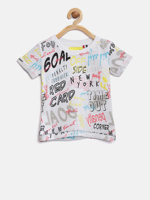 Gini and Jony Boys Multicoloured Printed Round Neck T-shirt, Multi
Gini and Jony Boys Multicoloured Printed Round Neck T-shirt, Multi