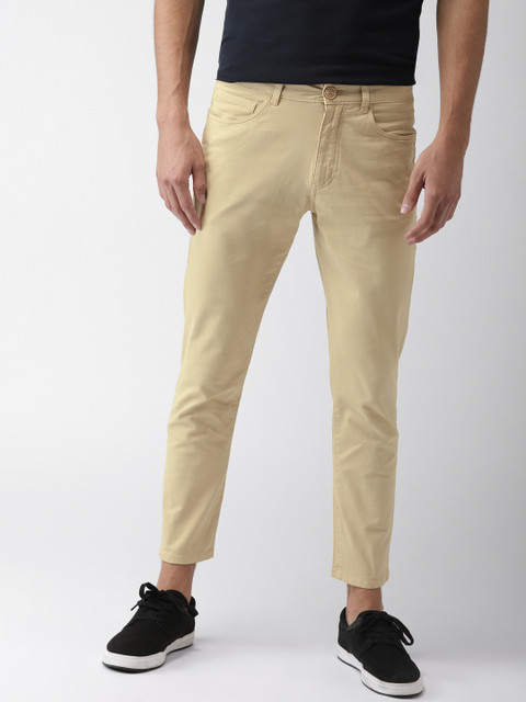 Mast & Harbour Men Beige Regular Fit Solid Chinos
Mast & Harbour Men Beige Regular Fit Solid Chinos