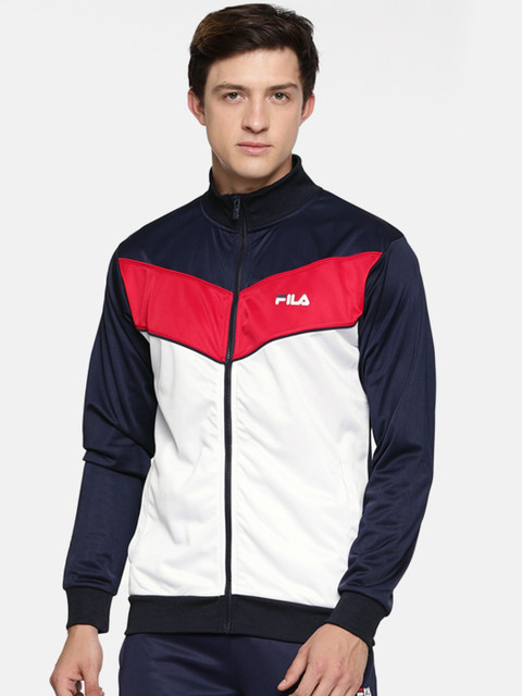 FILA Men White & Navy Blue Tracksuit 
FILA Men White & Navy Blue Tracksuit