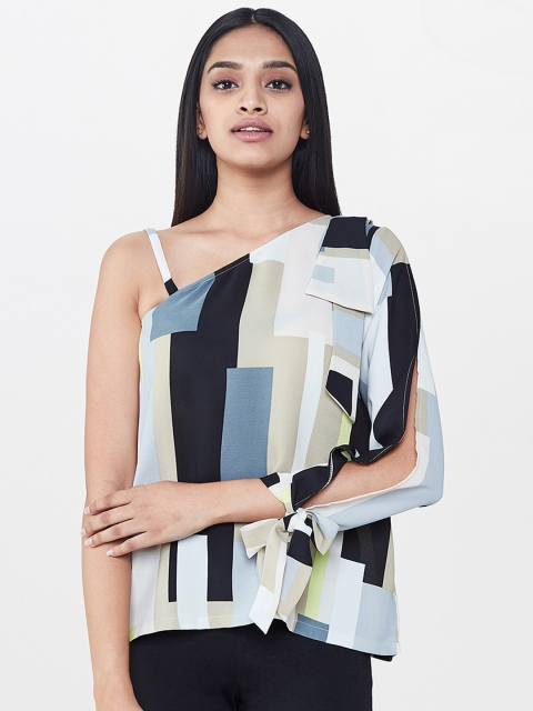 AND Women Multicoloured Printed Top, Multi