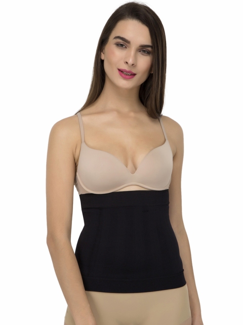 Laceandme Women Black Tummy Tucker Belt