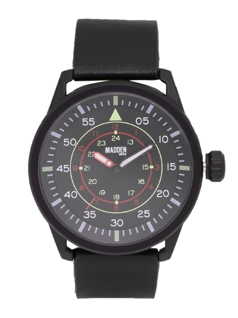 Steve Madden Men Black Analogue Watch SMMW035BK
