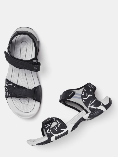 Roadster Men Black Sports Sandals