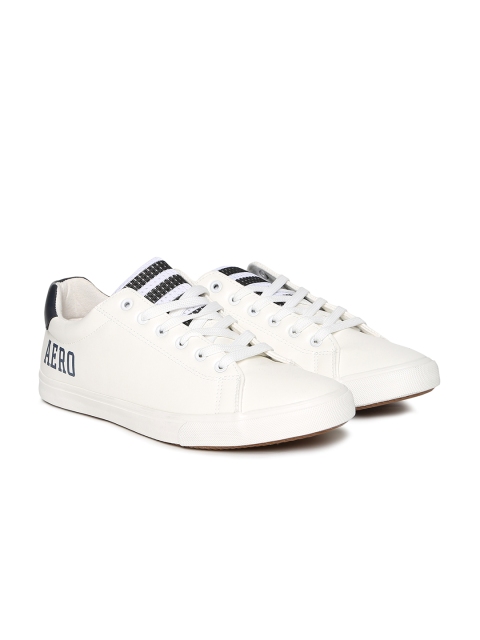 Aeropostale Men Off-White Sneakers