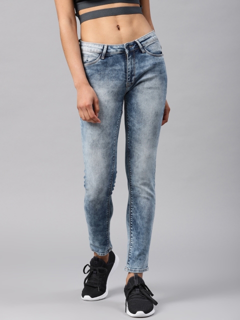 HRX by Hrithik Roshan Women Blue Skinny Fit Mid-Rise Clean Look Stretchable Jeans
HRX by Hrithik Roshan Women Blue Skinny Fit Mid-Rise Clean Look Stretchable Jeans
