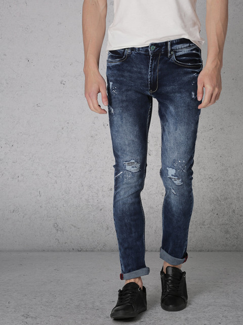 Ecko Unltd Men Blue Slim Fit Mid-Rise Mildly Distressed Stretchable Jeans
Ecko Unltd Men Blue Slim Fit Mid-Rise Mildly Distressed Stretchable Jeans