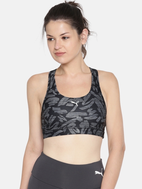 Puma Black PWRSHAPE Forever Pad Sports Bra 51460343