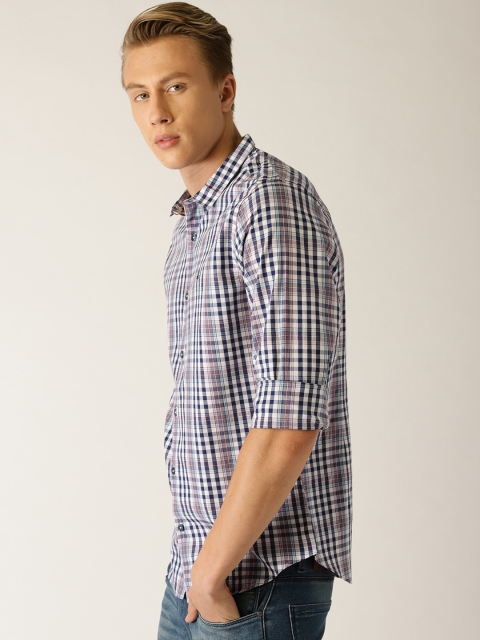 United Colors of Benetton Men Navy Blue & White Slim Fit Checked Casual Shirt
United Colors of Benetton Men Navy Blue & White Slim Fit Checked Casual Shirt