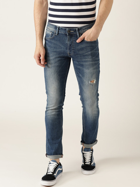 United Colors of Benetton Men Blue Skinny Fit Mid-Rise Low Distress Stretchable Jeans
United Colors of Benetton Men Blue Skinny Fit Mid-Rise Low Distress Stretchable Jeans
