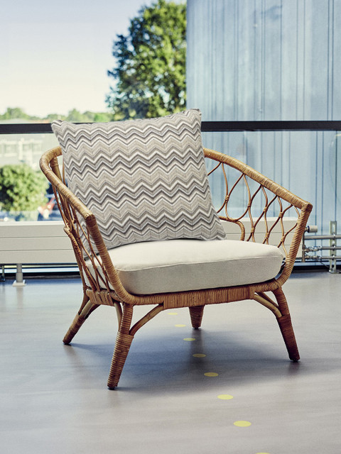 Pluchi Grey Set of Single Striped Square Cushion Covers 
Pluchi Grey Set of Single Striped Square Cushion Covers