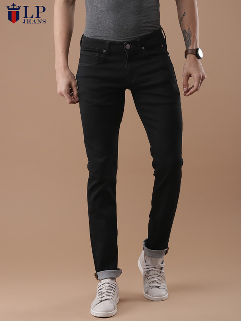 Louis Philippe Jeans Men Black Slim Fit Low-Rise Clean Look Stretchable Jeans
Louis Philippe Jeans Men Black Slim Fit Low-Rise Clean Look Stretchable Jeans