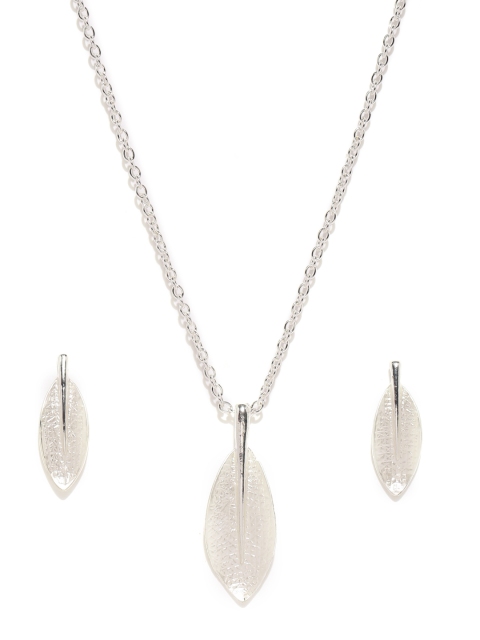 Ayesha Silver-Toned Jewellery Set