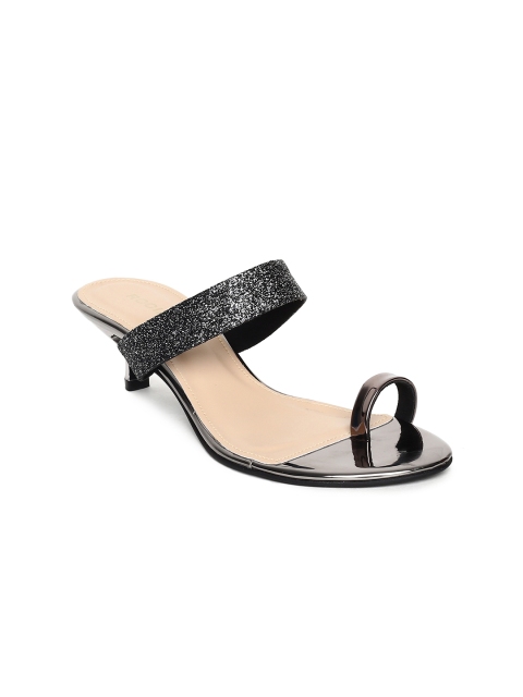 Rocia Women Gunmetal-Toned Solid Pumps, Metallic