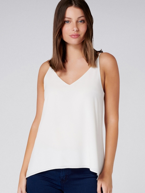 Forever New Women White Solid Top