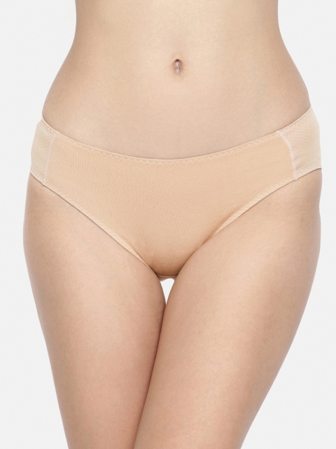 Wacoal Women Beige Solid Bikini Briefs LP5715