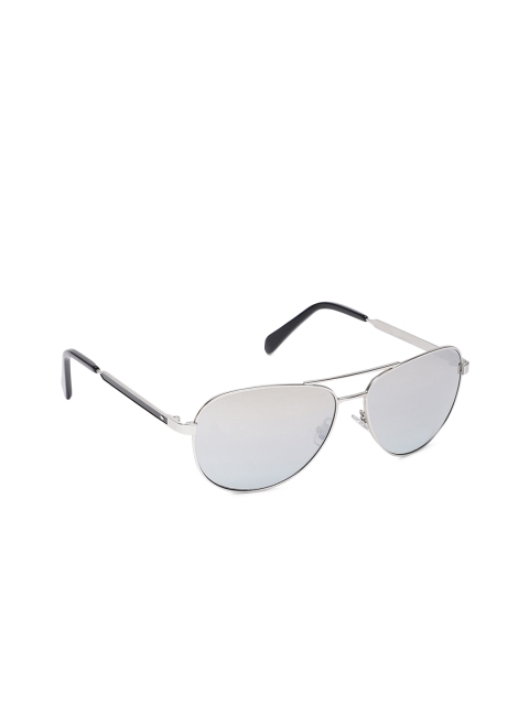 Fossil Women Mirrored Aviator Sunglasses FOS 3065/S CTL 58GY, Silver