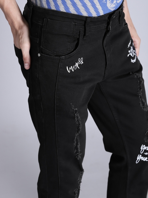 Kook N Keech Men Black Regular Fit Mid-Rise Mildly Distressed Printed Stretchable Jeans
Kook N Keech Men Black Regular Fit Mid-Rise Mildly Distressed Printed Stretchable Jeans