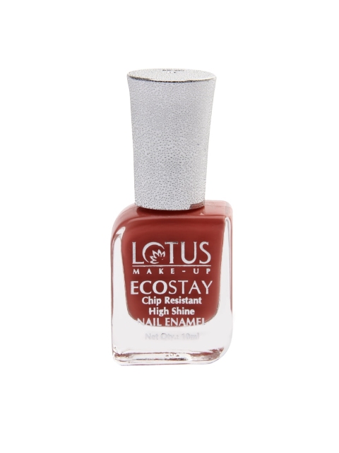 Lotus Herbals Sustainable Make-Up Ecostay Nail Enamel - Love N Blush E10 10ml, Pink