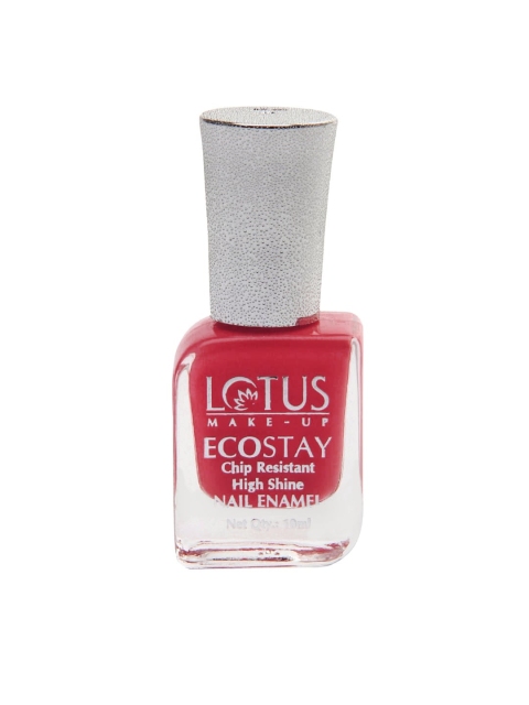 Lotus Herbals Sustainable Make-Up Ecostay Nail Enamel - Twisted Fuchsia E16 10ml, Pink
Lotus Herbals Sustainable Make-Up Ecostay Nail Enamel - Twisted Fuchsia E16 10ml, Pink