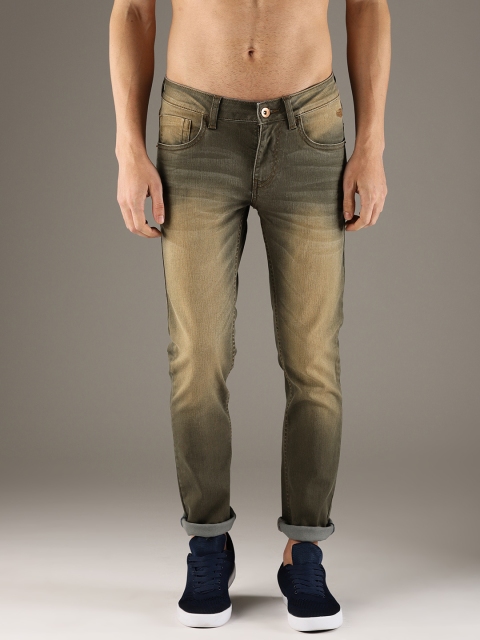 Flying Machine Men Olive Green Jackson Skinny Fit Mid-Rise Clean Look Stretchable Jeans
Flying Machine Men Olive Green Jackson Skinny Fit Mid-Rise Clean Look Stretchable Jeans