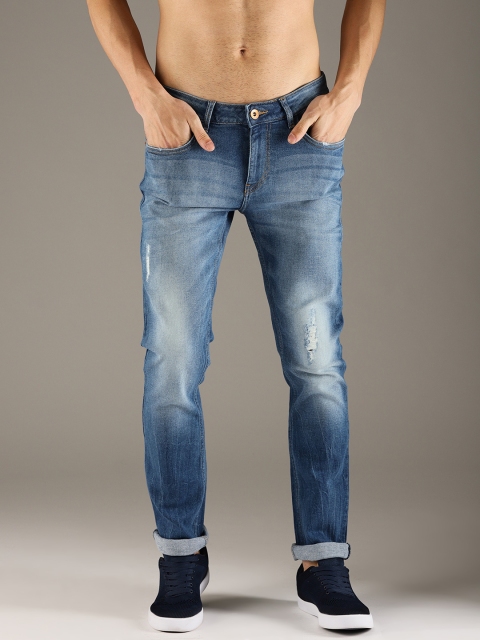 Flying Machine Men Blue Michael Slim Fit Mid-Rise Mildly Distressed Stretchable Jeans
Flying Machine Men Blue Michael Slim Fit Mid-Rise Mildly Distressed Stretchable Jeans