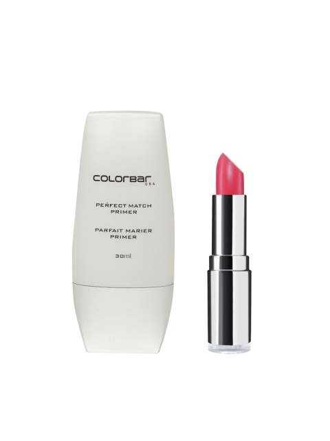 Colorbar Set of 2 Primer and Lipstick, White