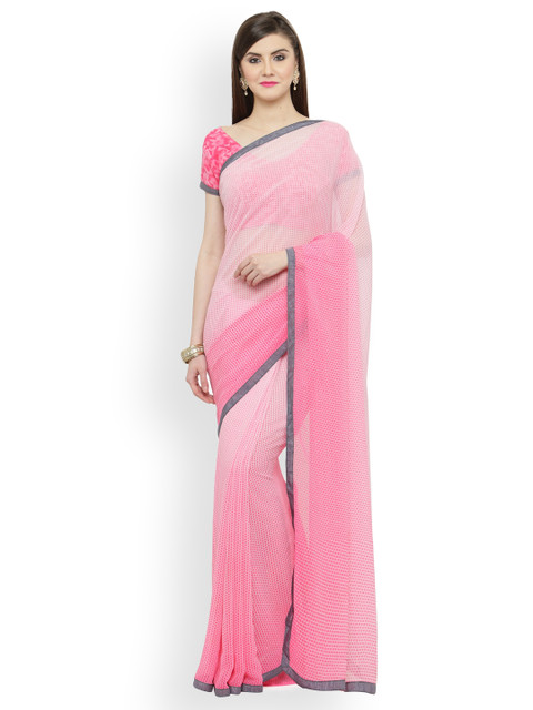 Shaily Pink Printed Pure Georgette Saree
Shaily Pink Printed Pure Georgette Saree