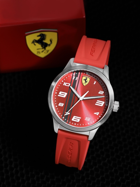 SCUDERIA FERRARI Unisex Red Analogue Watch 0810014