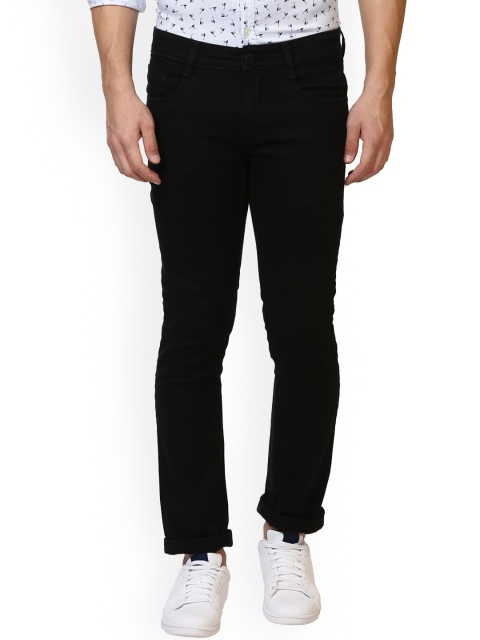 Parx Men Black Slim Fit Stretchable Jeans