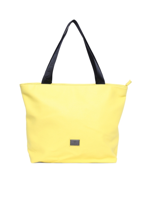 Caprese Yellow Solid Shoulder Bag