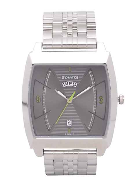 Sonata Men Grey Analogue Watch NK77064SM01