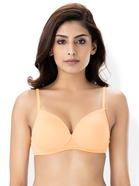 PrettySecrets Nude-Coloured Solid Non-Wired Lightly Padded T-shirt Bra B022SS18
PrettySecrets Nude-Coloured Solid Non-Wired Lightly Padded T-shirt Bra B022SS18