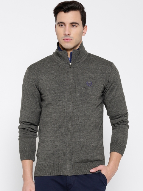Arrow Sport Grey Woollen Cardigan