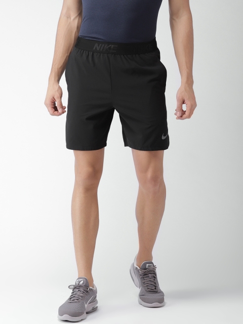 Nike Men Black AS M FLX VENT MAX 2.0 Solid Standard Fit Sports Shorts