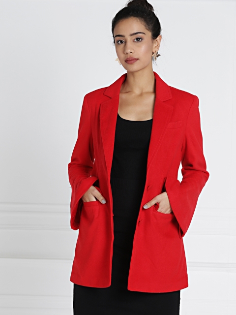 all about you Red Solid Jacket