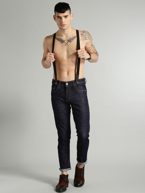 Roadster Men Blue Tapered Fit Clean Look Stretchable Jeans with Detachable Suspenders
Roadster Men Blue Tapered Fit Clean Look Stretchable Jeans with Detachable Suspenders