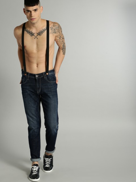 Roadster Men Blue Slim Mid-Rise Clean Look Stretchable Jeans with Detachable Suspenders
Roadster Men Blue Slim Mid-Rise Clean Look Stretchable Jeans with Detachable Suspenders