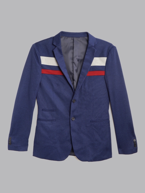 Harvard Men Navy Blue Solid Single Breasted Regular Fit Solid Smart Casual Blazer
Harvard Men Navy Blue Solid Single Breasted Regular Fit Solid Smart Casual Blazer