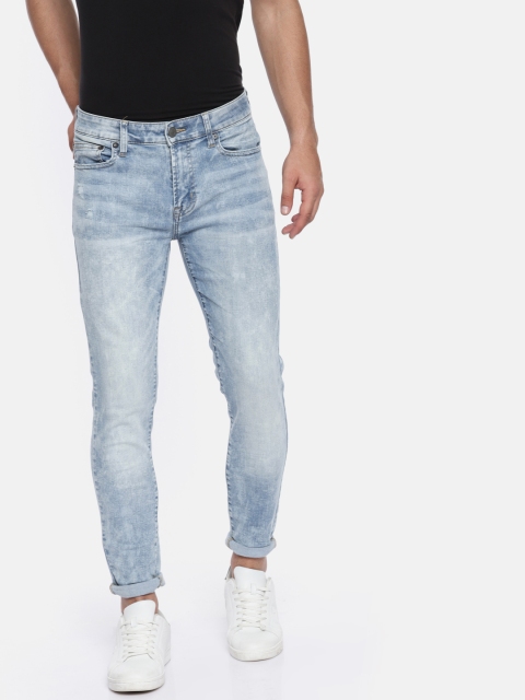 AMERICAN EAGLE OUTFITTERS Men Blue Skinny Fit Mid-Rise Low Distress Stretchable Jeans
AMERICAN EAGLE OUTFITTERS Men Blue Skinny Fit Mid-Rise Low Distress Stretchable Jeans