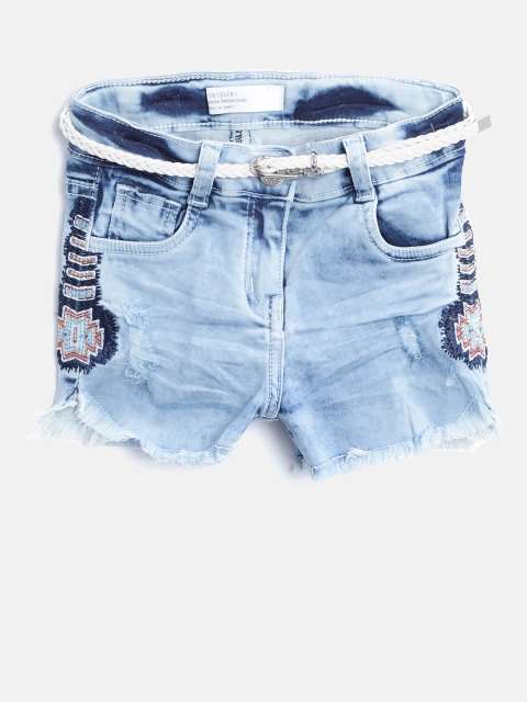 Tiny Girl Blue Washed Denim Shorts