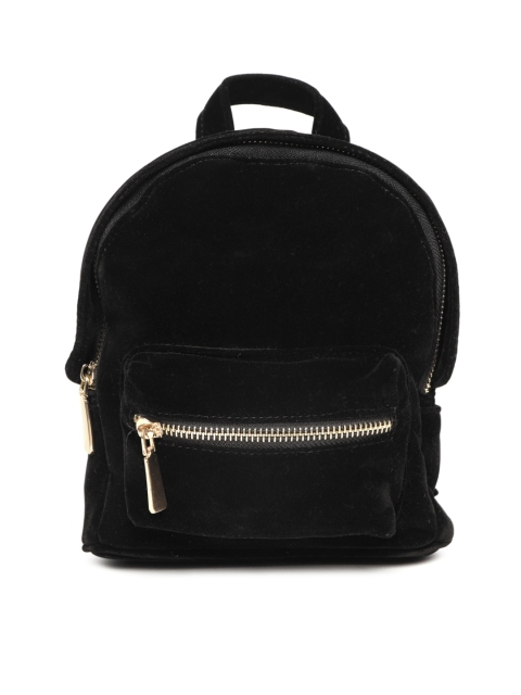 FOREVER 21 Women Black Solid Backpack