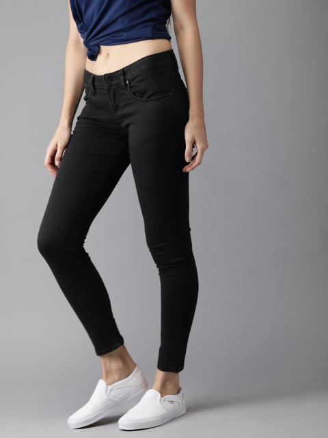 HERE&NOW Women Charcoal Grey Skinny Fit Mid-Rise Clean Look Stretchable Cropped Jeans
HERE&NOW Women Charcoal Grey Skinny Fit Mid-Rise Clean Look Stretchable Cropped Jeans