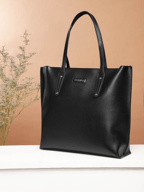 CORSICA Black Solid Shoulder Bag