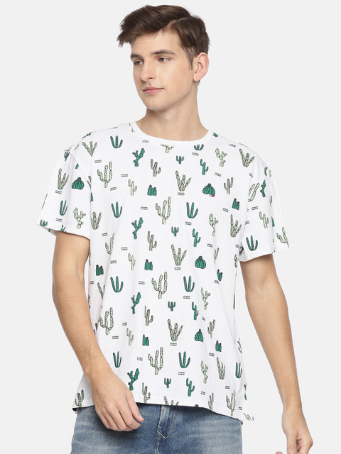 Tommy Hilfiger Men White Printed Round Neck T-shirt 
Tommy Hilfiger Men White Printed Round Neck T-shirt