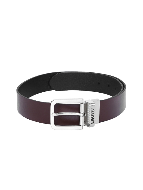 Levis Men Black & Brown Solid Belt