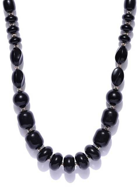 Accessorize Black Beaded Necklace