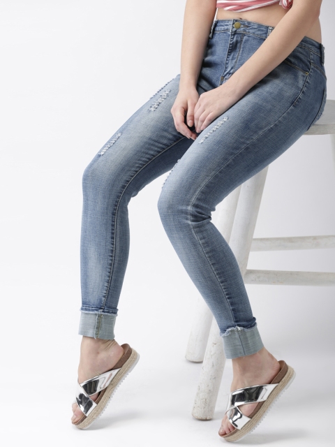 Mast & Harbour Women Blue Slim Fit Mid-Rise Mildly Distressed Stretchable Jeans
Mast & Harbour Women Blue Slim Fit Mid-Rise Mildly Distressed Stretchable Jeans