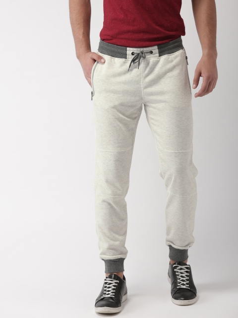 Mast & Harbour Men Off-White Joggers